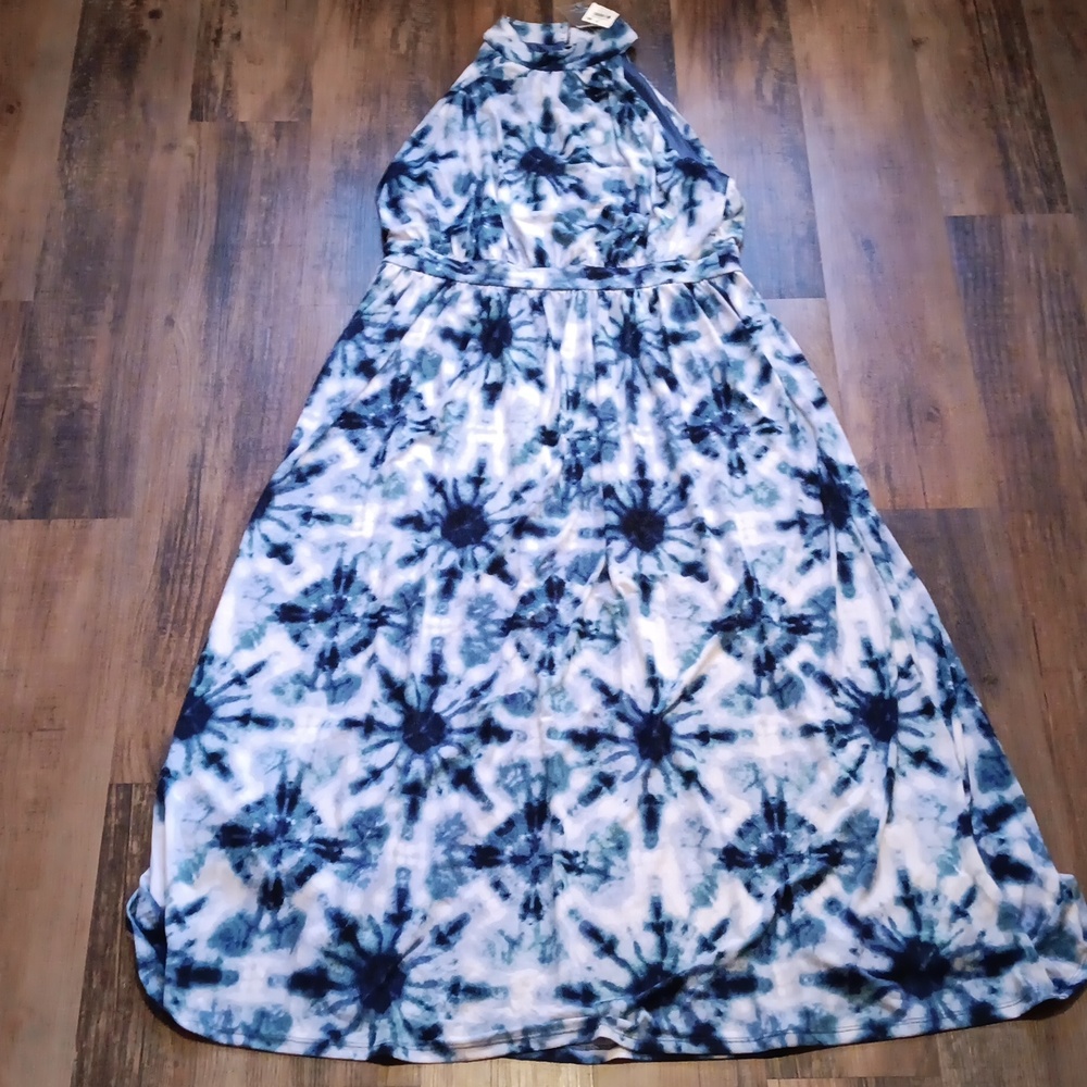 NWT! InC Wanderlust Solar Mirage Maxi Dress PXL